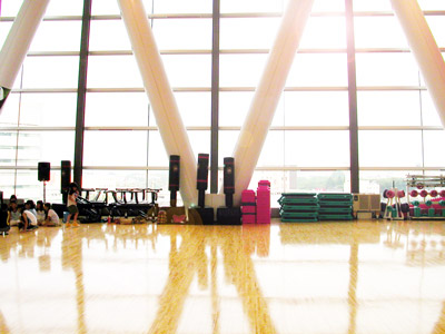 眺望抜群のダンススタジオ